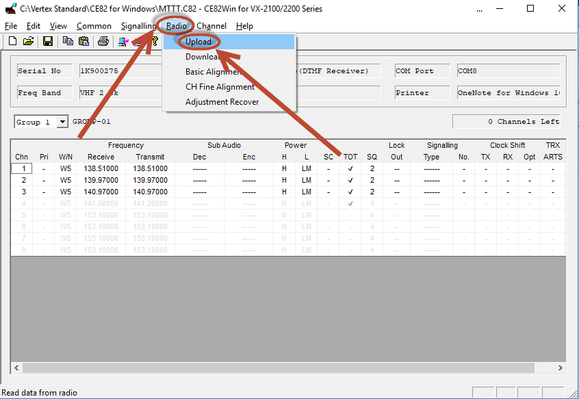 vertex ce82 programming software