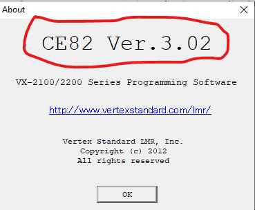 vertex ce82 programming software