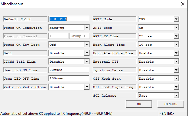 How to program Vertex VX-2100 - Miscellaneous