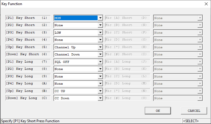 How to program Vertex VX-2100 - key function