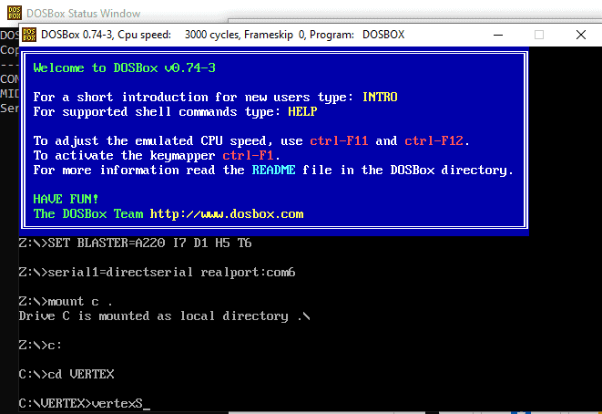 vertex ftl-2011 programming - port mapping