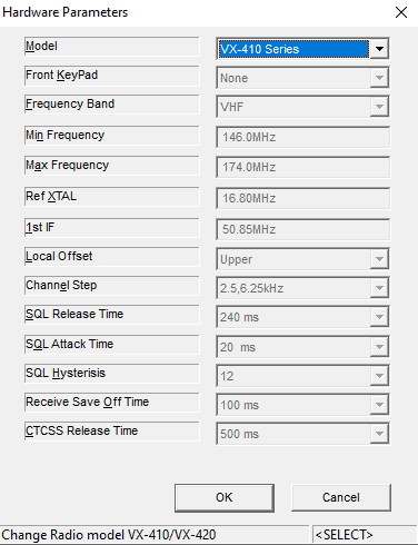 vertex vx-414 programming -common hardware