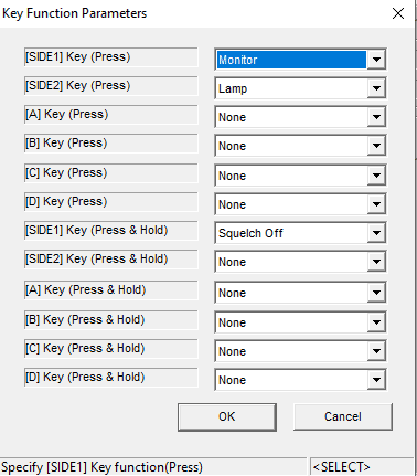 vertex vx-414 programming -key function parameters