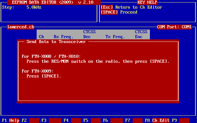 how to program yaesu fth-2009 - writing radio