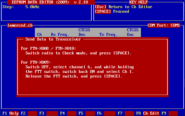 how to program yaesu fth-2009 - writing the radio